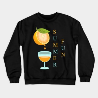 Orange Juice - Summer Fun Crewneck Sweatshirt